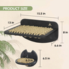 Estantes de pared modernos para gatos con hamaca para gatos de sisal