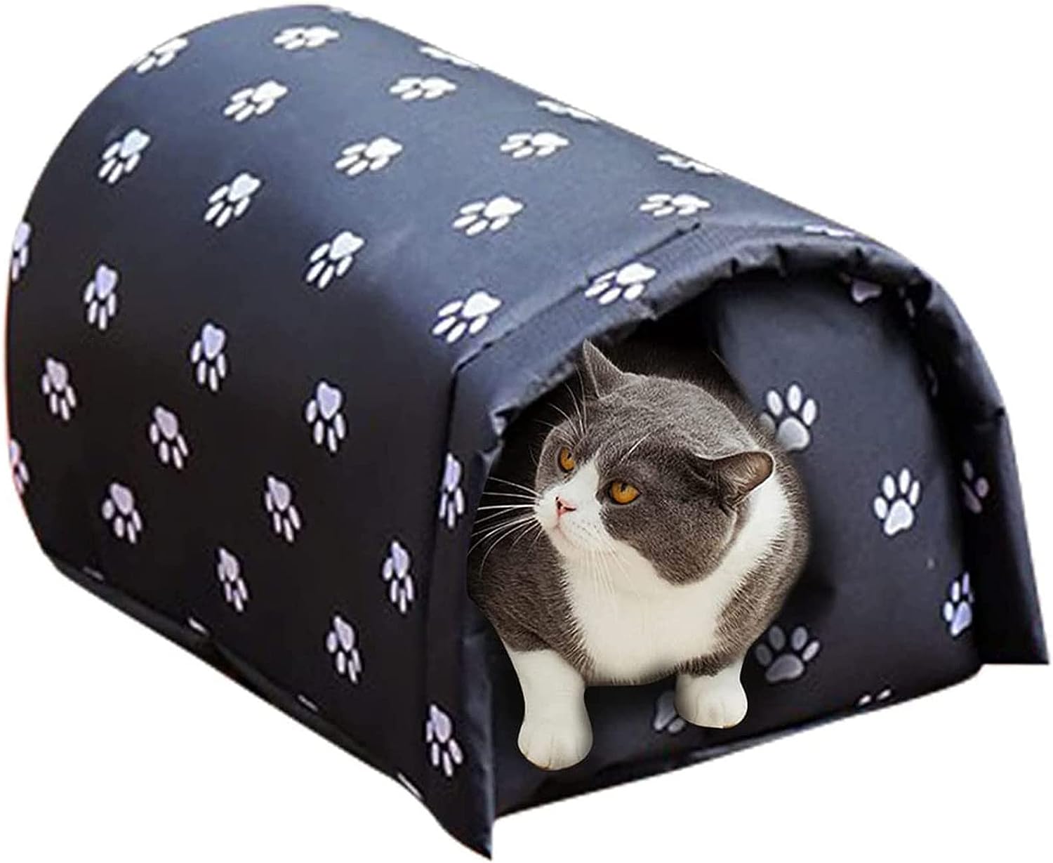 WHKJ Casa para gatos salvajes resistente a la intemperie