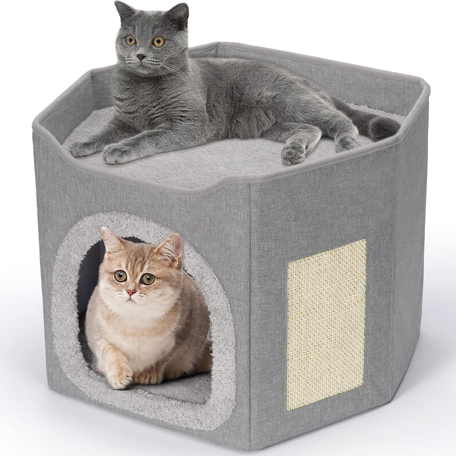 WHKJ Cama hexagonal para gatos
