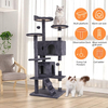 Muebles de varios niveles adecuados para torres de árboles para gatos de interior