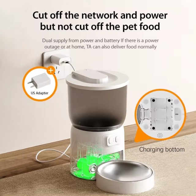 Comedero automático eléctrico para mascotas Wehao Pets 3L