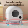 Caja de arena para gatos autolimpiante Wehao con características de seguridad