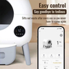 Caja de arena para gatos autolimpiante Wehao con características de seguridad