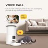 Comedero automático para mascotas redondo Wehao Pets de 4 litros con cámara de vídeo HD 1080P