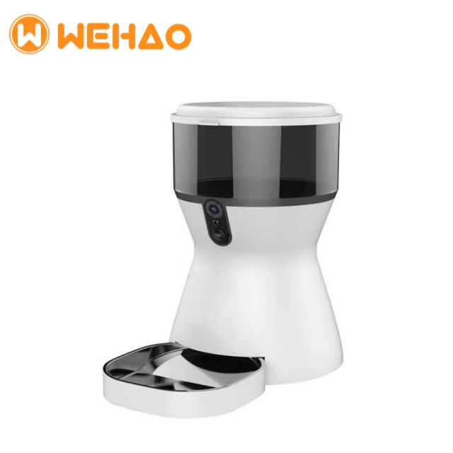 Wehao Pets 4L Dispensador automático de alimentos para mascotas con cámara