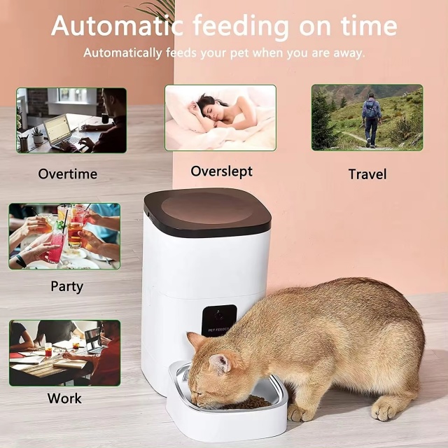 Dispensador de comedero inteligente para gatos Wehao Pets 4L/6L