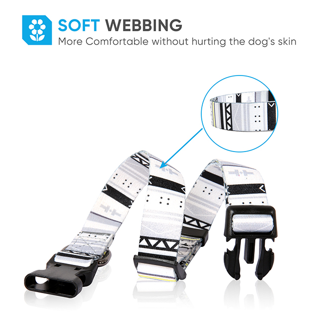 Wehao Dog Collar Elegable Nylon Dureny Nylon cómodo diseño ajustable