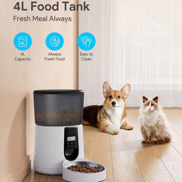Wehao Pets 3.5L Tuya Smart Life App WiFi Dispensador de alimentos de alimentación remota
